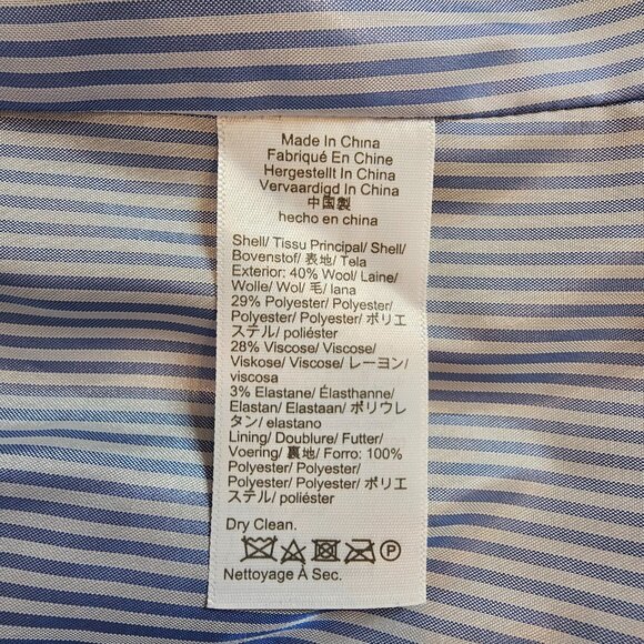 Womens J Crew Black Wool Schoolboy Blazer Size 12 Preppy Academia Ivy League - Picture 7 of 9